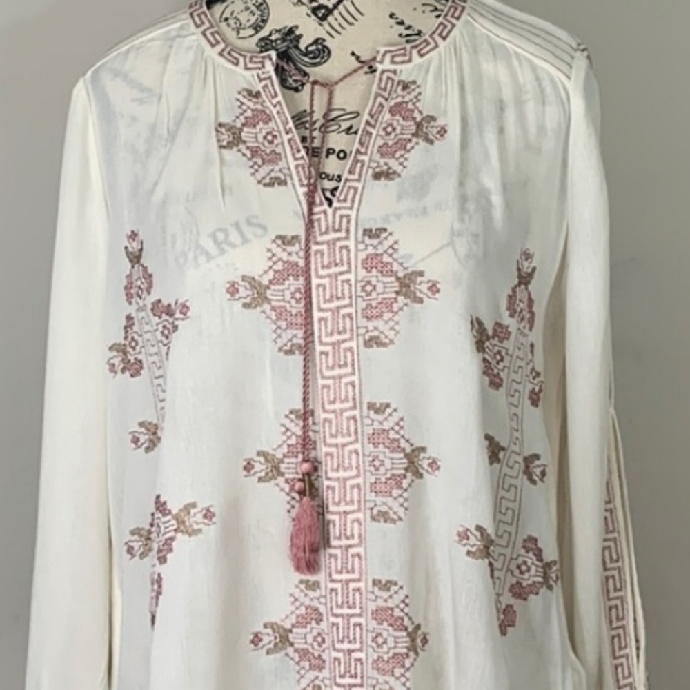 Lucky NWOT Blush Tunic‎ Blouse